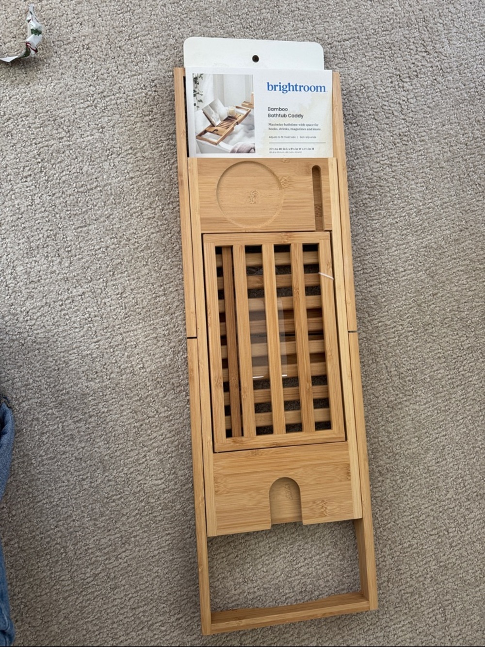 Brightroom Bamboo Bath Vanity Tray - Natural Bamboo